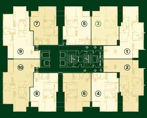 Mặt bằng điển hình căn hộ The EverRich 1 Quận 11 Tháp R2