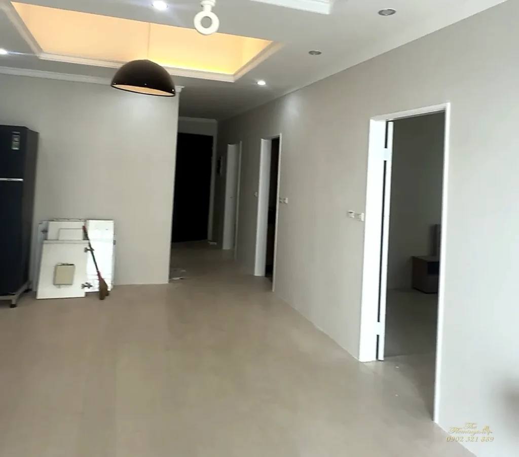 Phòng khách căn hộ The Flemington Q11 diện tích 86m2