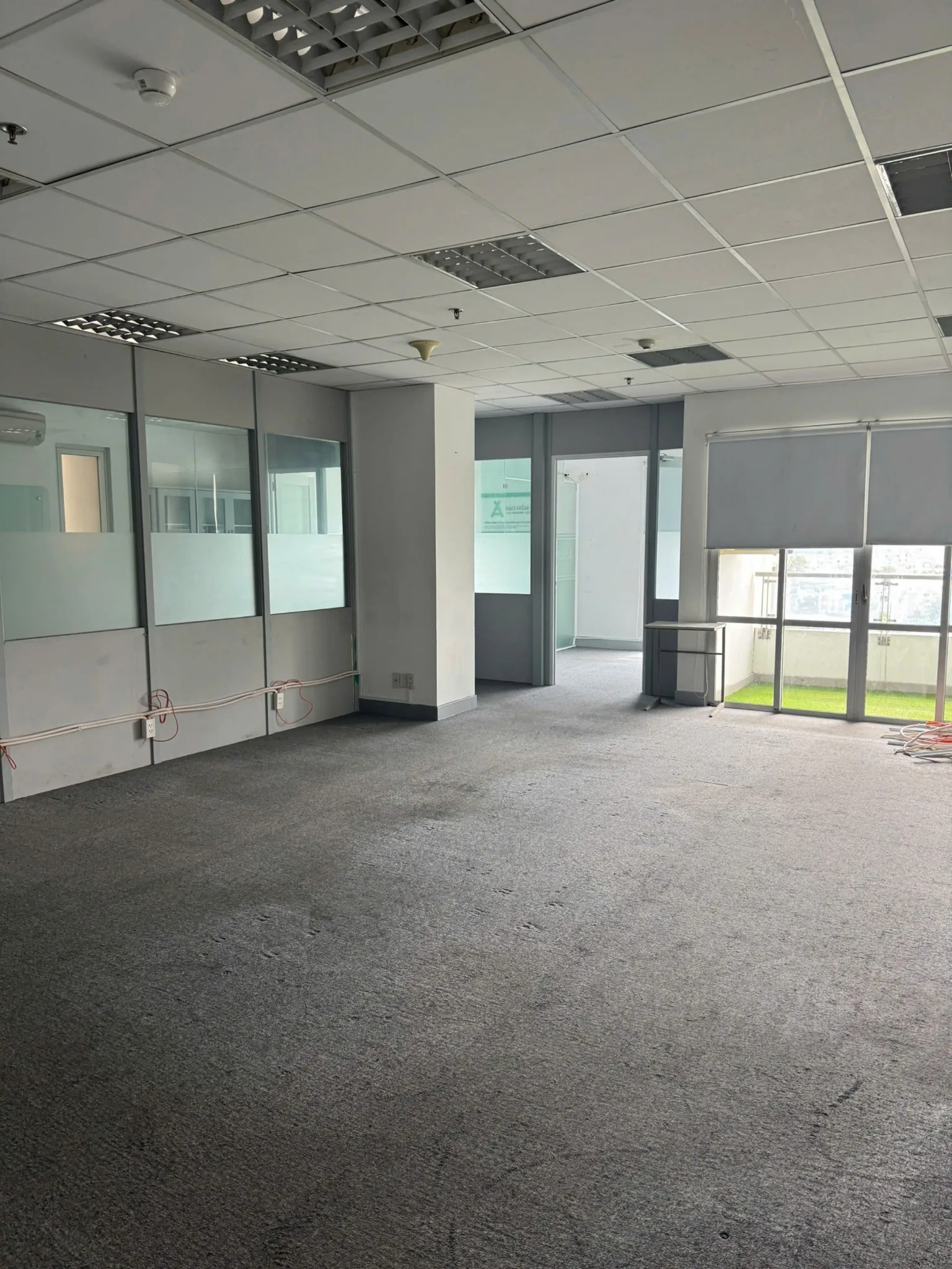 Khu làm việc chung rộng rãi trong căn hộ văn phòng The EverRich 1 diện tích 116m2